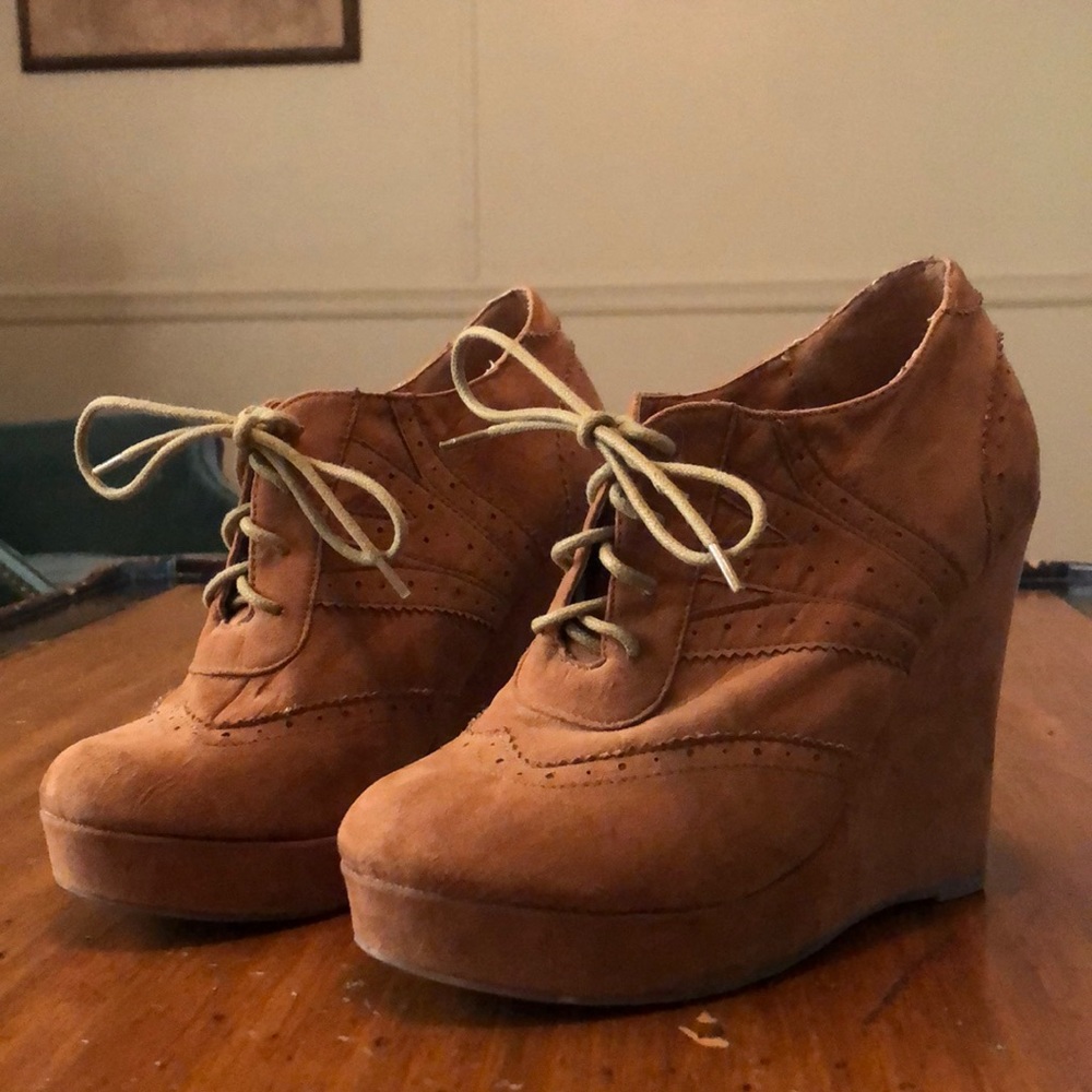 Forever 21 wedge booties